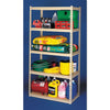 Tennsco Stur-D-Stor Shelving, Five-Shelf, 36.5w x 18.5d x 72h, Sand