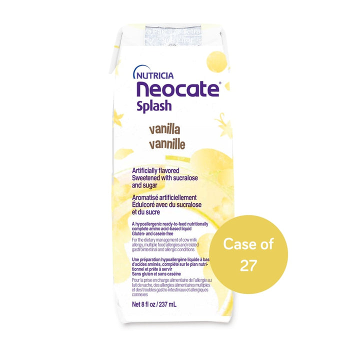 Neocate Splash - Ready-to-Feed Hypoallergenic Amino Acid-Based Toddler And Junior Formula - Vanilla - 8 Fl Oz by Pasteur Pharmacy