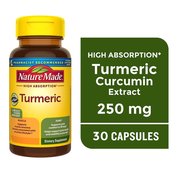 Nature Made High Absorption Turmeric Capsules by Pasteur Pharmacy