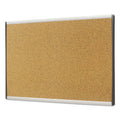 Quartet ARC Frame Cork Cubicle Board, 14 x 24, Tan, Aluminum Frame