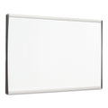 Quartet Magnetic Dry-Erase Board, Steel, 18 x 30, White Surface, Silver Aluminum Frame