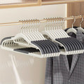 10-Pack: Heavy-Duty Plastic Anti-Skid Clothes Hangers by DailySale