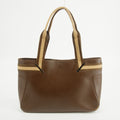 Gucci Brown Leather Tote Bag #2108 by Bolt Boutique
