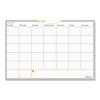 AT-A-GLANCE WallMates Self-Adhesive Dry Erase Monthly Planning Surfaces, 36 x 24, White/Gray/Orange Sheets, Undated
