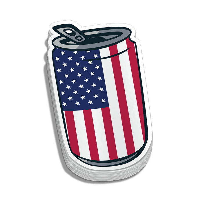 USA Can Hard Hat Decal by Armed American Supply