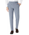 Lauren Ralph Lauren Mens Classic-Fit Gray/Blue Mini-Check Dress Pants, 38WX34 by Vanessa Jane