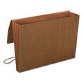 Smead Classic Expanding Wallets, 3.5" Expansion, 1 Section, Elastic Cord Closure, Legal Size, Redrope