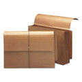 Smead Redrope End Tab Wallets, 5.25" Expansion, 1 Section, Elastic Cord Closure, Straight Tabs, Legal Size, Redrope, 10/Box