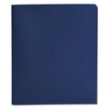 Smead 2-Pocket Folder with Tang Fastener, 0.5" Capacity, 11 x 8.5, Dark Blue, 25/Box
