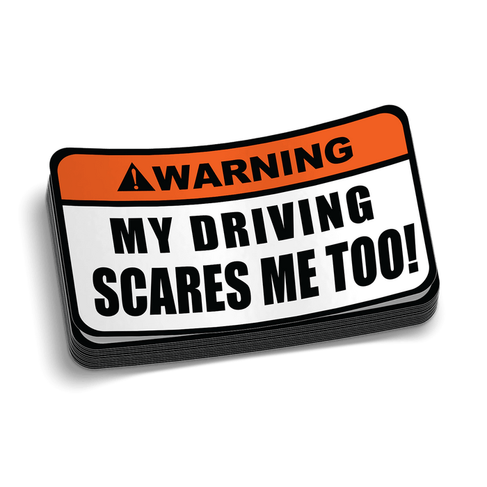 Driving Warning Decal by Armed American Supply