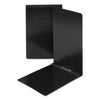 Smead Prong Fastener Pressboard Report Cover, Two-Piece Prong Fastener, 2" Capacity, 8.5 x 14, Black/Black