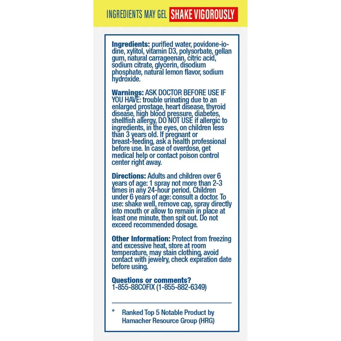 Cofix Rx Throat Cleanse - Single by Pasteur Pharmacy