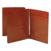 Smead Prong Fastener Pressboard Report Cover, Two-Piece Prong Fastener, 3" Capacity, 8.5 x 11, Red/Red
