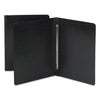 Smead Prong Fastener Premium Pressboard Report Cover, Two-Piece Prong Fastener 3" Capacity, 8.5 x 11, Black/Black