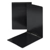 Smead Prong Fastener Pressboard Report Cover, Two-Piece Prong Fastener, 3" Capacity, 11 x 17, Black/Black