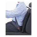 Master Caster The ComfortMakers Deluxe Seat/Back Cushion, Memory Foam, 17 x 2.75 x 17.5, Black