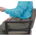 Master Caster The ComfortMakers Deluxe Seat/Back Cushion, Memory Foam, 17 x 2.75 x 17.5, Black