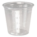 Dart Plastic Medical and Dental Cups, 1 oz, Clear, Graduated, 5,000/Carton