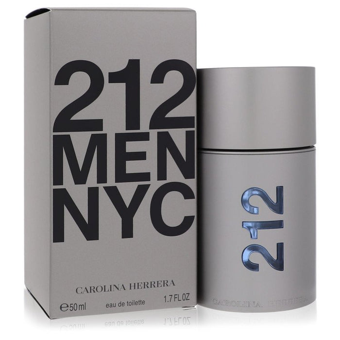212 by Carolina Herrera Eau De Toilette Spray (New Packaging) 1.7 oz for Men by Avera Group