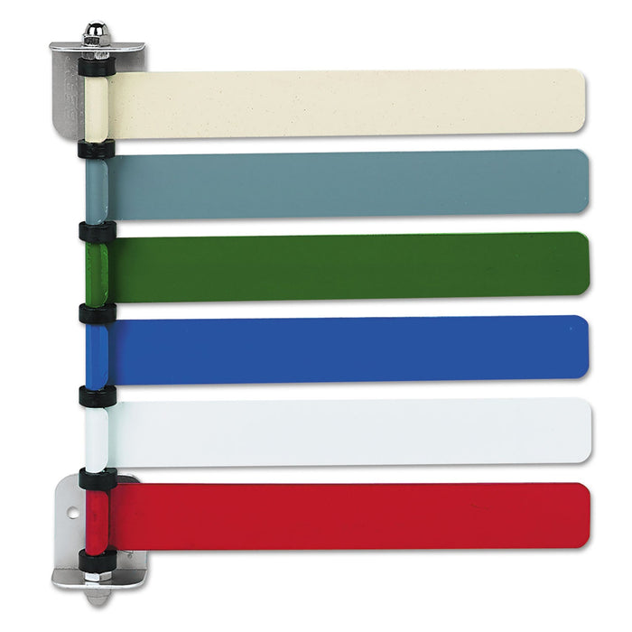 Medline Room ID Flag System, 6 Flags, Primary Colors