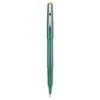 Pilot Razor Point Fine Line Porous Point Pen, Stick, Extra-Fine 0.3 mm, Green Ink, Green Barrel, Dozen