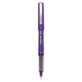 Pilot Precise V5 Roller Ball Pen, Stick, Extra-Fine 0.5 mm, Purple Ink, Purple Barrel, Dozen