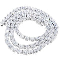 21.25CT Lab Grown Oval Diamond Graduated Tennis Necklace Platinum & 14K by DailySale