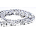 21.25CT Lab Grown Oval Diamond Graduated Tennis Necklace Platinum & 14K by DailySale