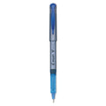 Pilot V Razor Point Liquid Ink Porous Point Pen, Stick, Extra-Fine 0.5 mm, Blue Ink, Gray Barrel, Dozen
