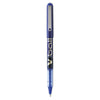 Pilot VBall Liquid Ink Roller Ball Pen, Stick, Fine 0.7 mm, Blue Ink, Blue Barrel, Dozen