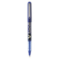 Pilot VBall Liquid Ink Roller Ball Pen, Stick, Fine 0.7 mm, Blue Ink, Blue Barrel, Dozen