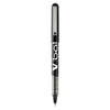 Pilot VBall Liquid Ink Roller Ball Pen, Stick, Extra-Fine 0.5 mm, Black Ink, Black Barrel, Dozen