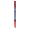 Pilot V Razor Point Liquid Ink Porous Point Pen, Stick, Extra-Fine 0.5 mm, Red Ink, Gray Barrel, Dozen