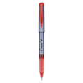 Pilot V Razor Point Liquid Ink Porous Point Pen, Stick, Extra-Fine 0.5 mm, Red Ink, Gray Barrel, Dozen