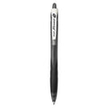 Pilot RexGrip BeGreen Ballpoint Pen, Retractable, Medium 1 mm, Black Ink, Black Barrel, Dozen