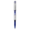 Pilot VBall Grip Liquid Ink Roller Ball Pen, Stick, Fine 0.7 mm, Blue Ink, Blue/Silver Barrel, Dozen
