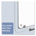 Quartet iQ Total Erase Board, 36 x 23, White, Clear Frame