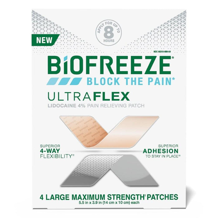 Biofreeze UltraFlex Large Maxium Strength Lidocaine Patches by Pasteur Pharmacy