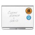 Quartet Prestige 2 Magnetic Total Erase Whiteboard, 48 x 36, Graphite Frame