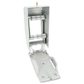 Bobrick Matrix Series Two-Roll Tissue Dispenser, 6.25 x 6.88 x 13.5, Gray