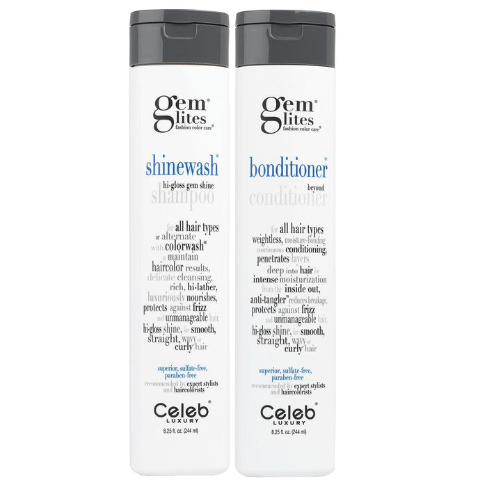 Celeb Luxury Gem Lites SHINEWASH SHAMPOO, 8.25 Oz by Pasteur Pharmacy