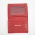 YSL Red Leather Card Holder #2139 by Bolt Boutique