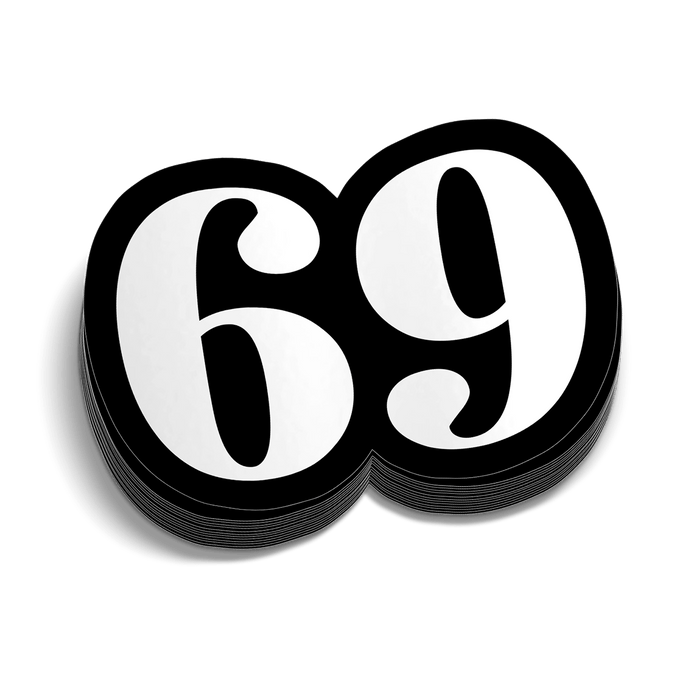 69 Hard Hat Decal by Armed American Supply