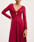 Mango Womens Side Slit Long Dress, Size Large by Vanessa Jane