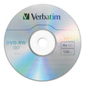 Verbatim DVD-RW Rewritable Disc, 4.7 GB, 4x, Spindle, Silver, 30/Pack