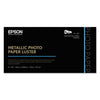 Epson Professional Media Metallic Photo Paper, 10.5 mil, 16" x 100 ft, Luster White