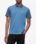 Calvin Klein Mens Striped Monogram Polo Shirt, Size Large by Vanessa Jane