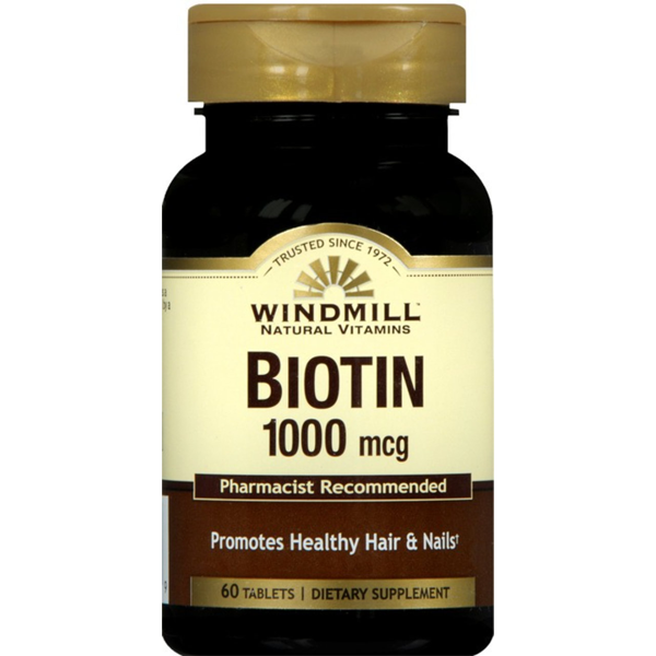 Windmill Biotin 1,000 Mcg 60 Ct by Pasteur Pharmacy
