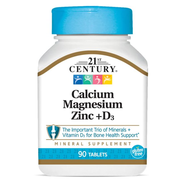 21st Century Cal Mag Zinc D Tablets 90 Ct by Pasteur Pharmacy