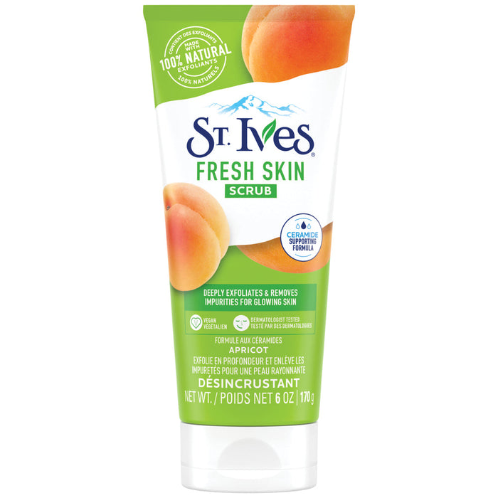 St. Ives Fresh Skin Invigorating Apricot Natural Face Scrub - 6oz by Pasteur Pharmacy
